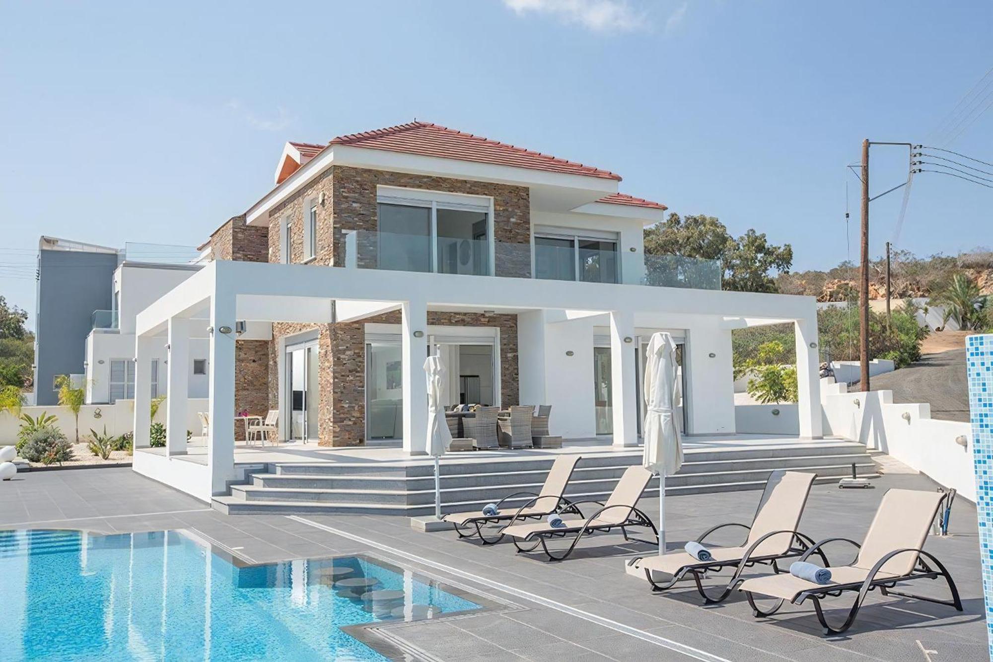 Villa Protara Chrysos - Beautiful 5 Bedroom Protaras Villa - Walking Distance To Fig Tree Bay Εξωτερικό φωτογραφία